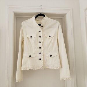 Etcetera women white jacket size 10